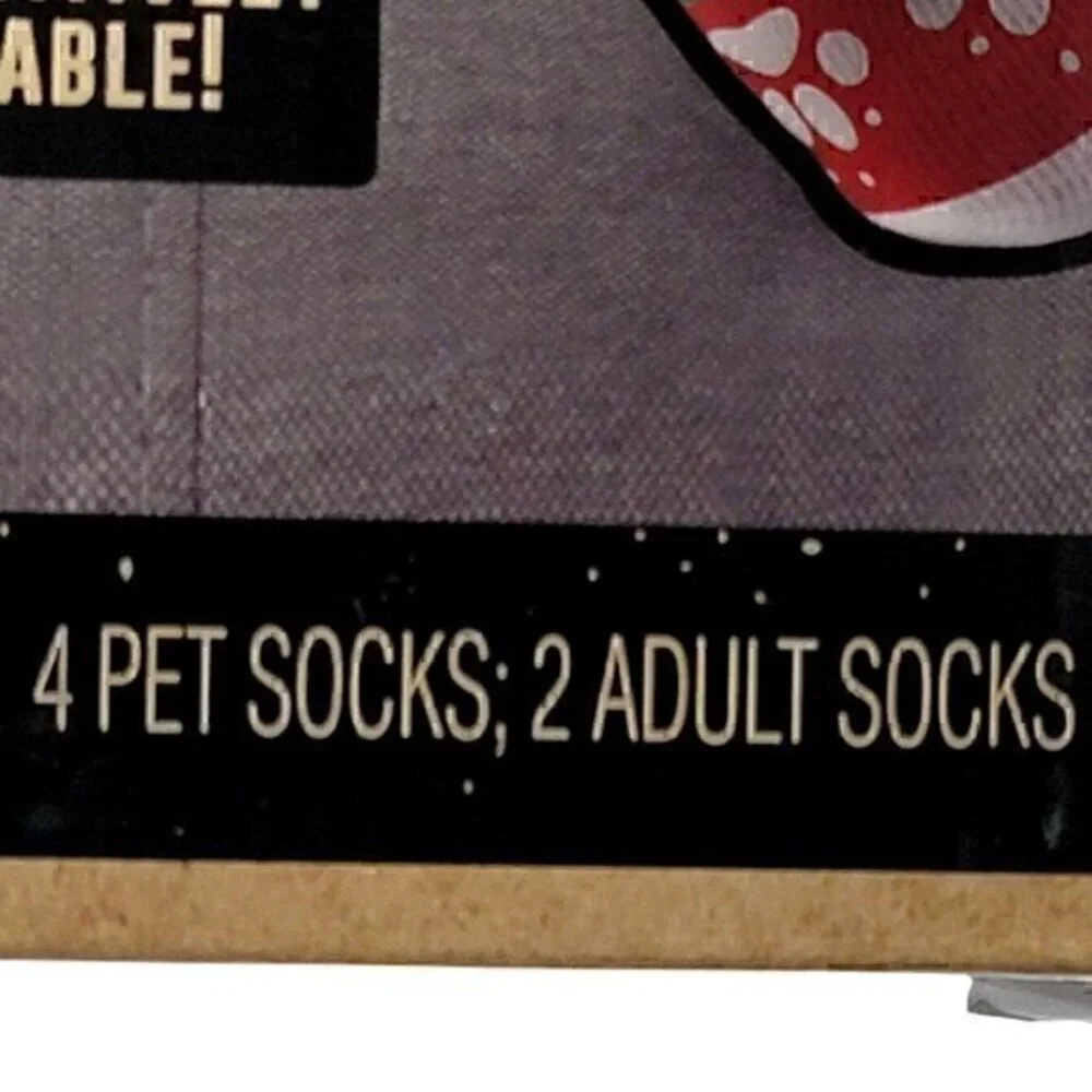 Dog and Human matching socks